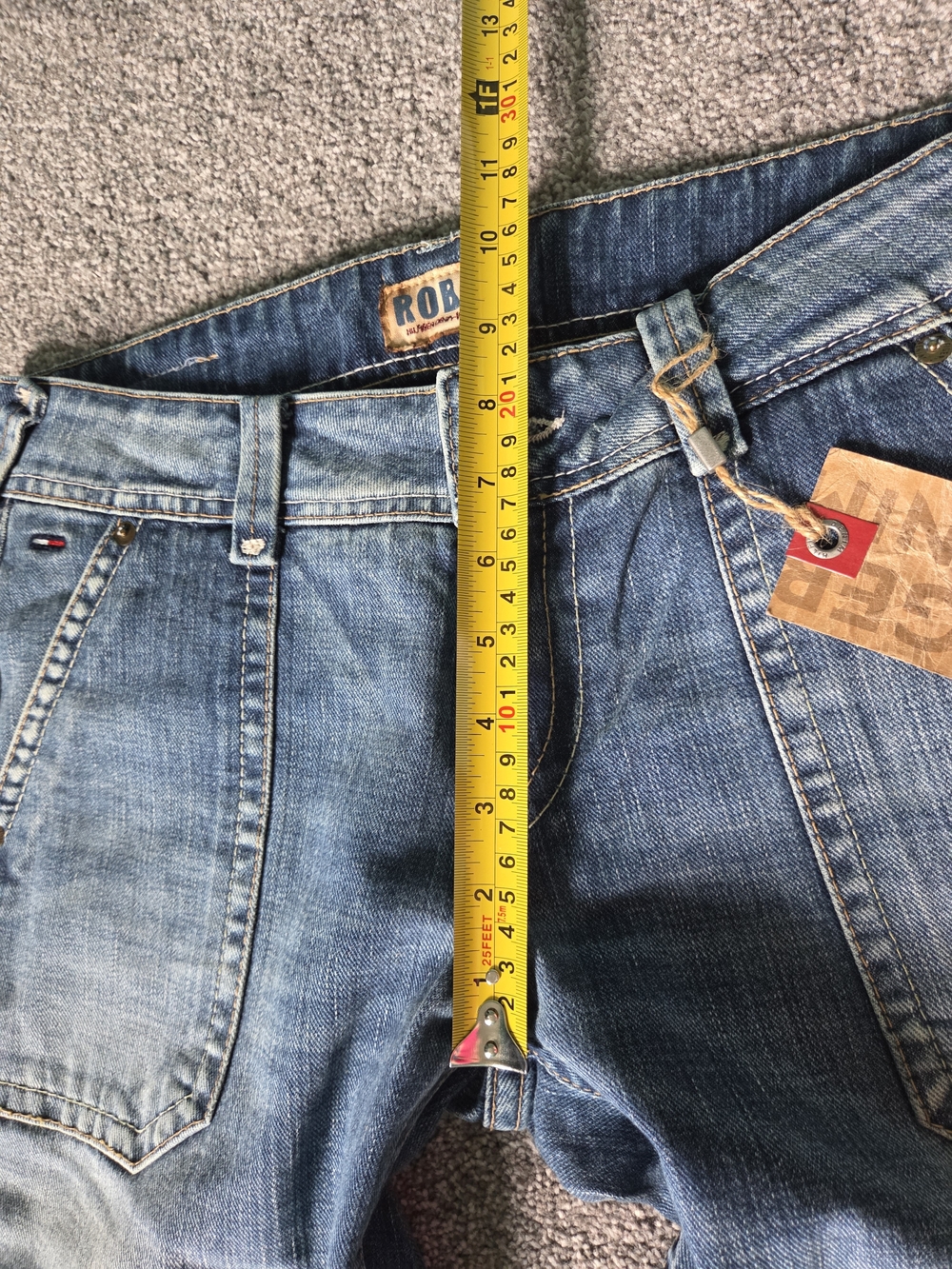 Tommy Hilfiger Light Blue Wide-Leg Jeans - Picture 4 of 7